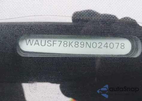 2009 Audi A4 2.0T Premium из США, поврежденный, VIN WAUSF78K89N024078